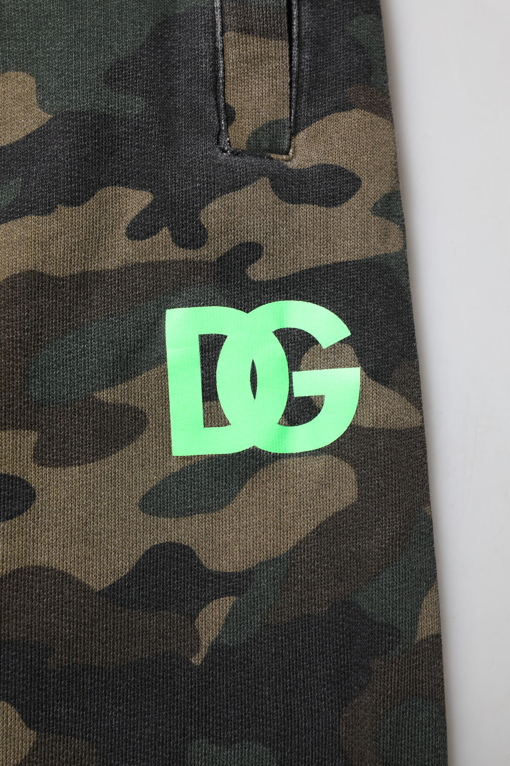 Herren-Jogginghose aus Baumwolle mit Camouflage-Muster