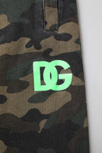 Herren-Jogginghose aus Baumwolle mit Camouflage-Muster