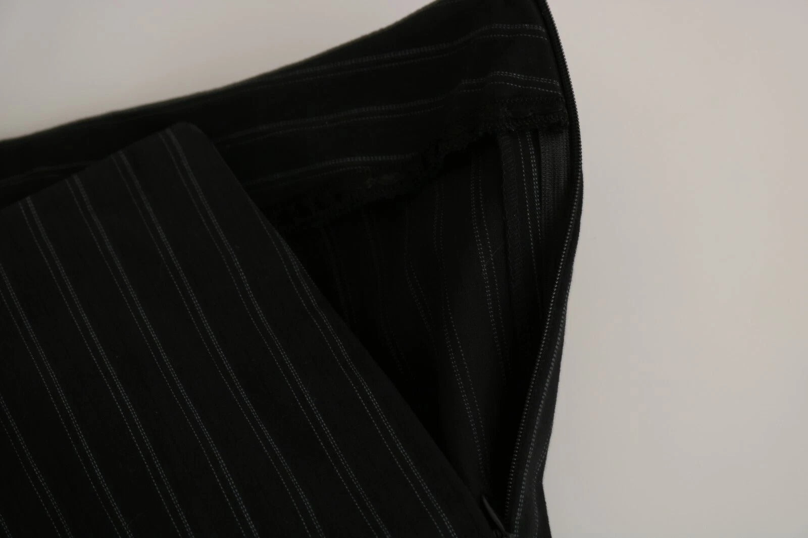 Schwarze High Waist Straight Dress Hose