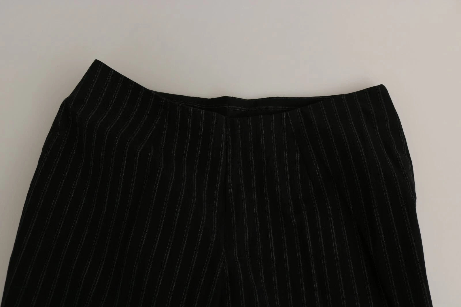 Schwarze High Waist Straight Dress Hose