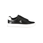 Black Polyurethane Men Sneaker