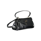 Damenhandtasche aus schwarzem Polyurethan