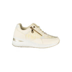 Weiße Polyurethan Damen Sneaker