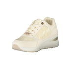 Weiße Polyurethan Damen Sneaker