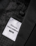Black MARTINI 1 Button Suit Jacket Blazer