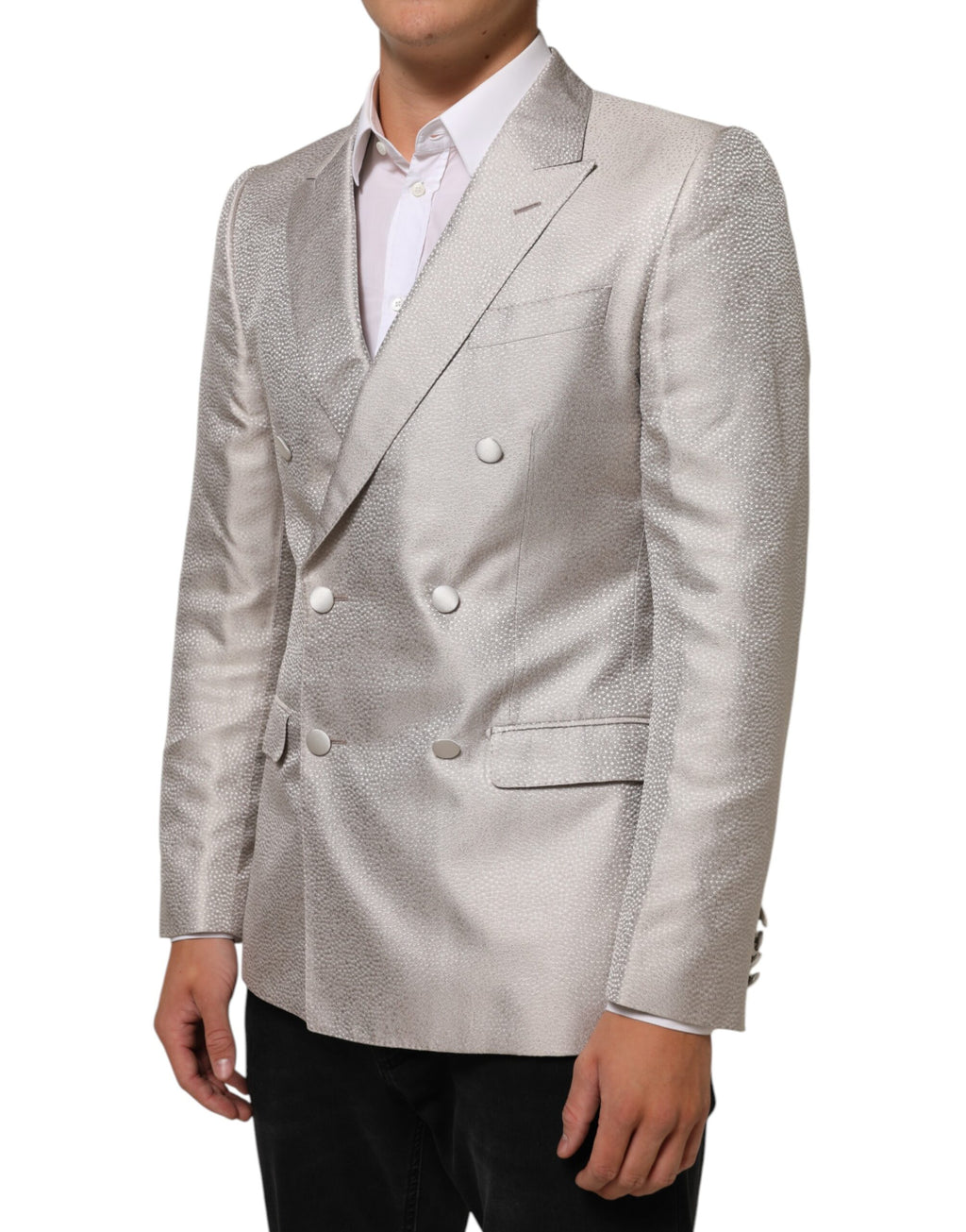 Beige MARTINI Zweireiher-Sakko