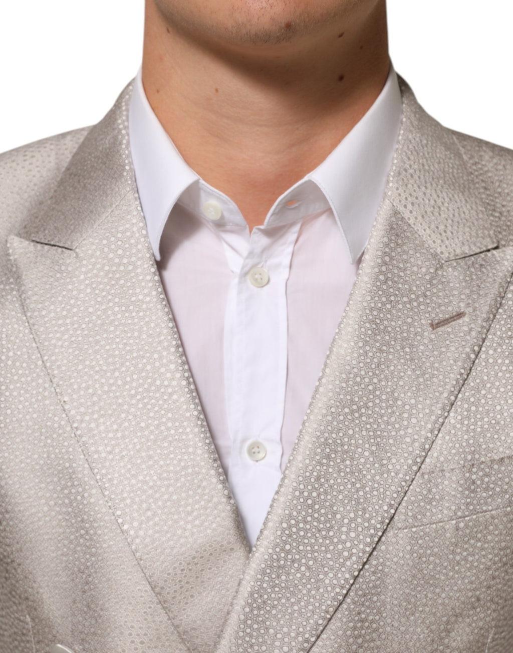 Beige MARTINI Zweireiher-Sakko