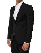 Black STAFF 2 Buttons Suit Jacket Blazer