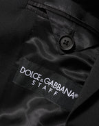 Black STAFF 2 Buttons Suit Jacket Blazer