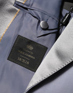 Gray Wool SICILIA 2 Buttons Men Suit Blazer