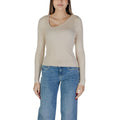 Beige Viscose Sweatshirt