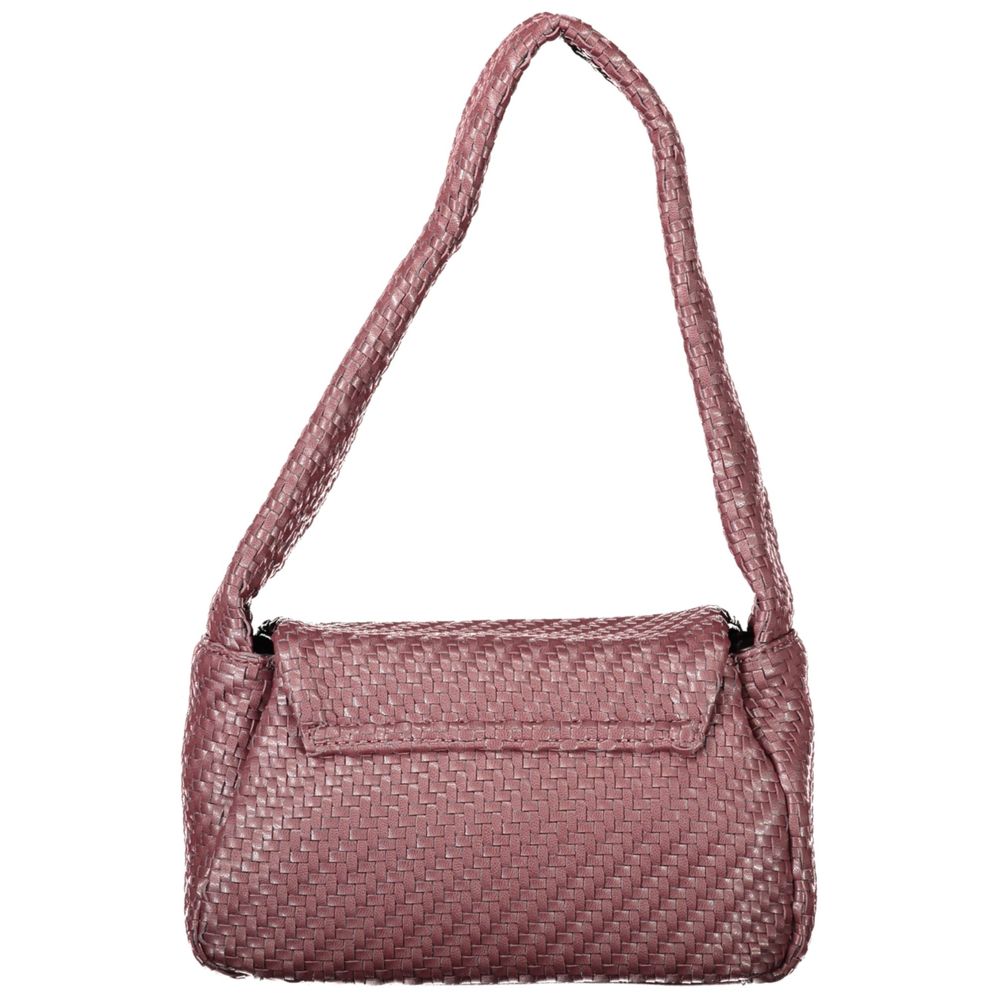 Braune Damenhandtasche aus Polyurethan