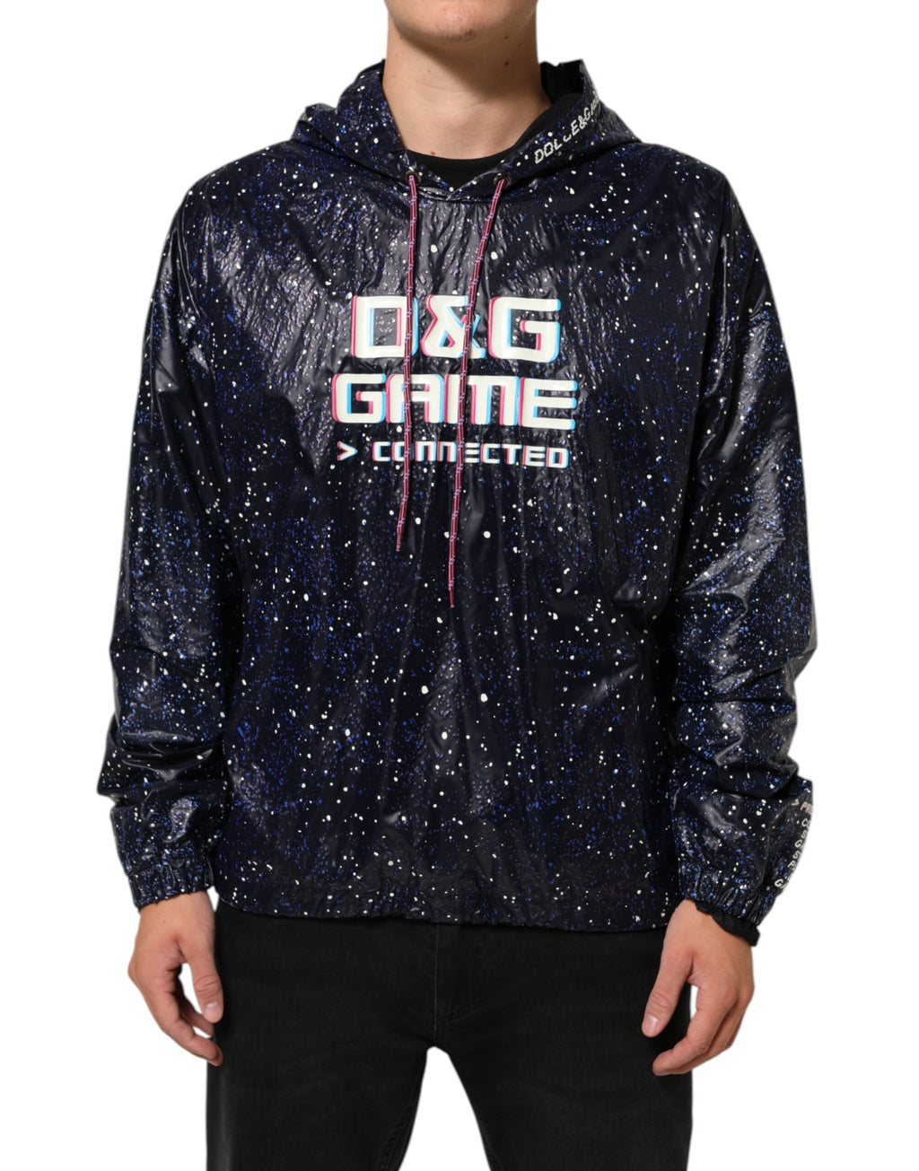 Blauer D&G Game Kapuzenpullover für Herren