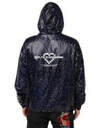 Blauer D&G Game Kapuzenpullover für Herren