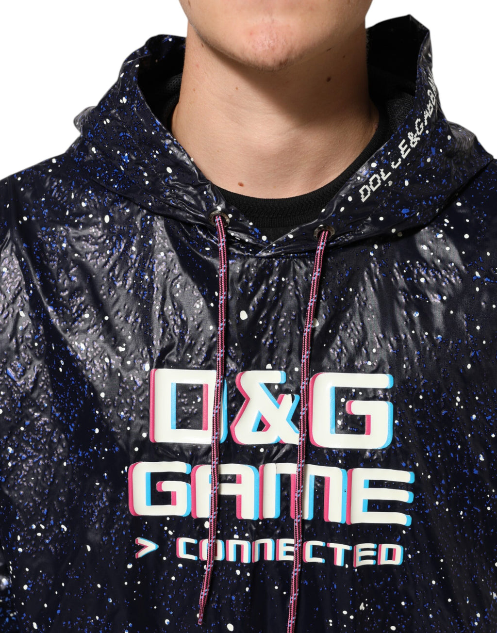 Blauer D&G Game Kapuzenpullover für Herren