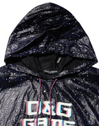 Blauer D&G Game Kapuzenpullover für Herren