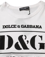 White Logo Camouflage Crew Neck Men T-shirt