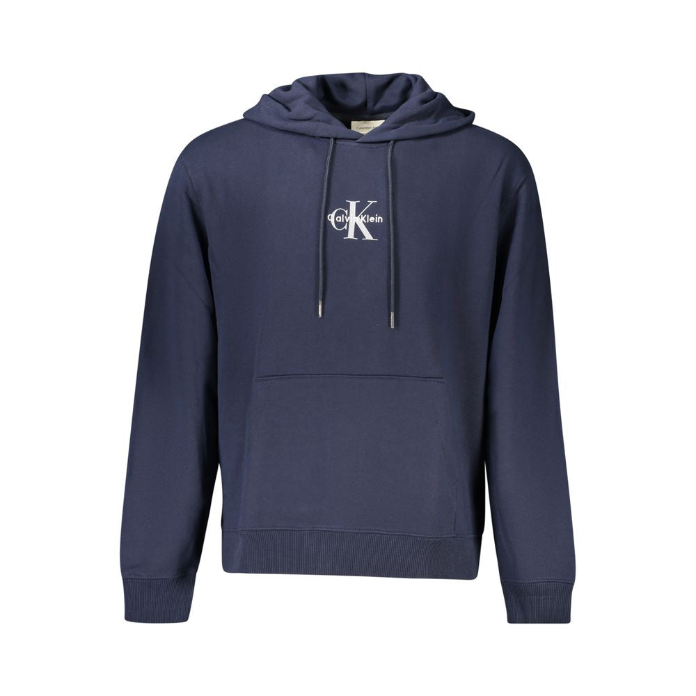 Blaues Herren-Sweatshirt aus Baumwolle