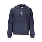 Blaues Herren-Sweatshirt aus Baumwolle