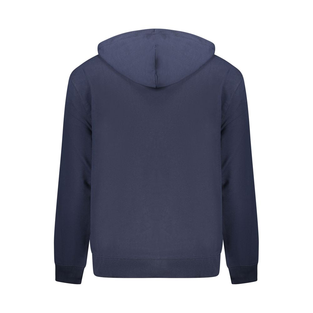 Blaues Herren-Sweatshirt aus Baumwolle
