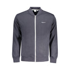 Blaues Herren-Sweatshirt aus Baumwolle