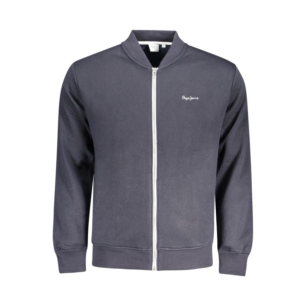 Blaues Herren-Sweatshirt aus Baumwolle
