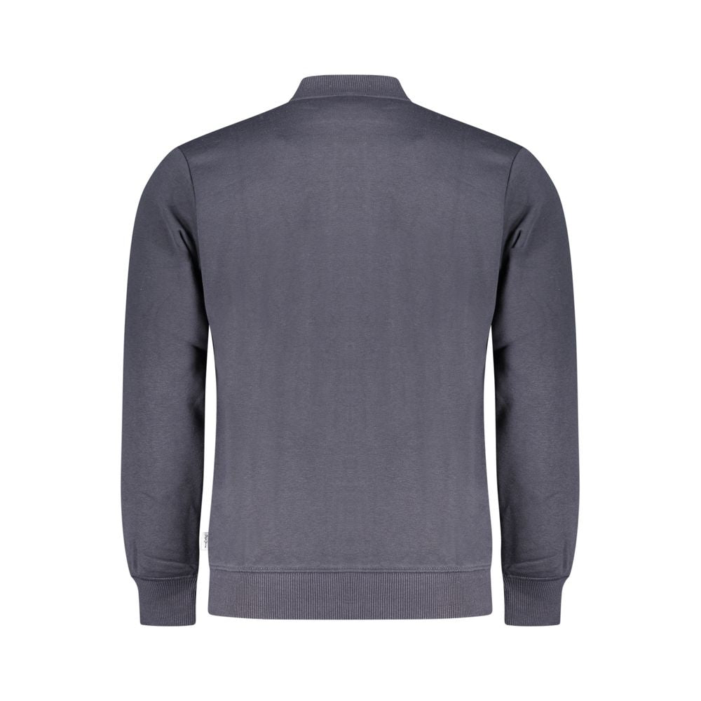 Blaues Herren-Sweatshirt aus Baumwolle