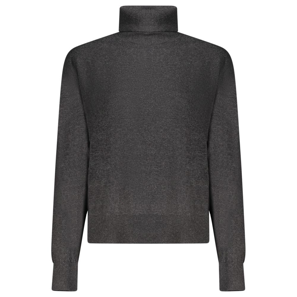 Damenpullover aus schwarzer Baumwolle