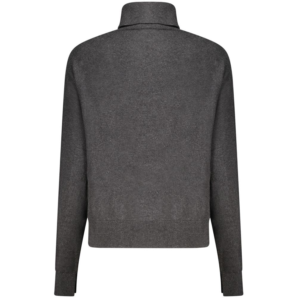 Damenpullover aus schwarzer Baumwolle