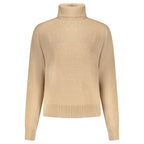 Beige Cotton Women Sweater