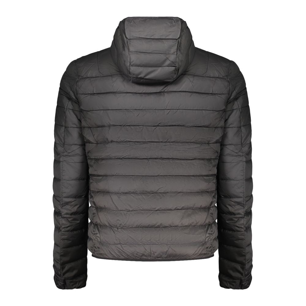 Black Polyester Jackets & Coats