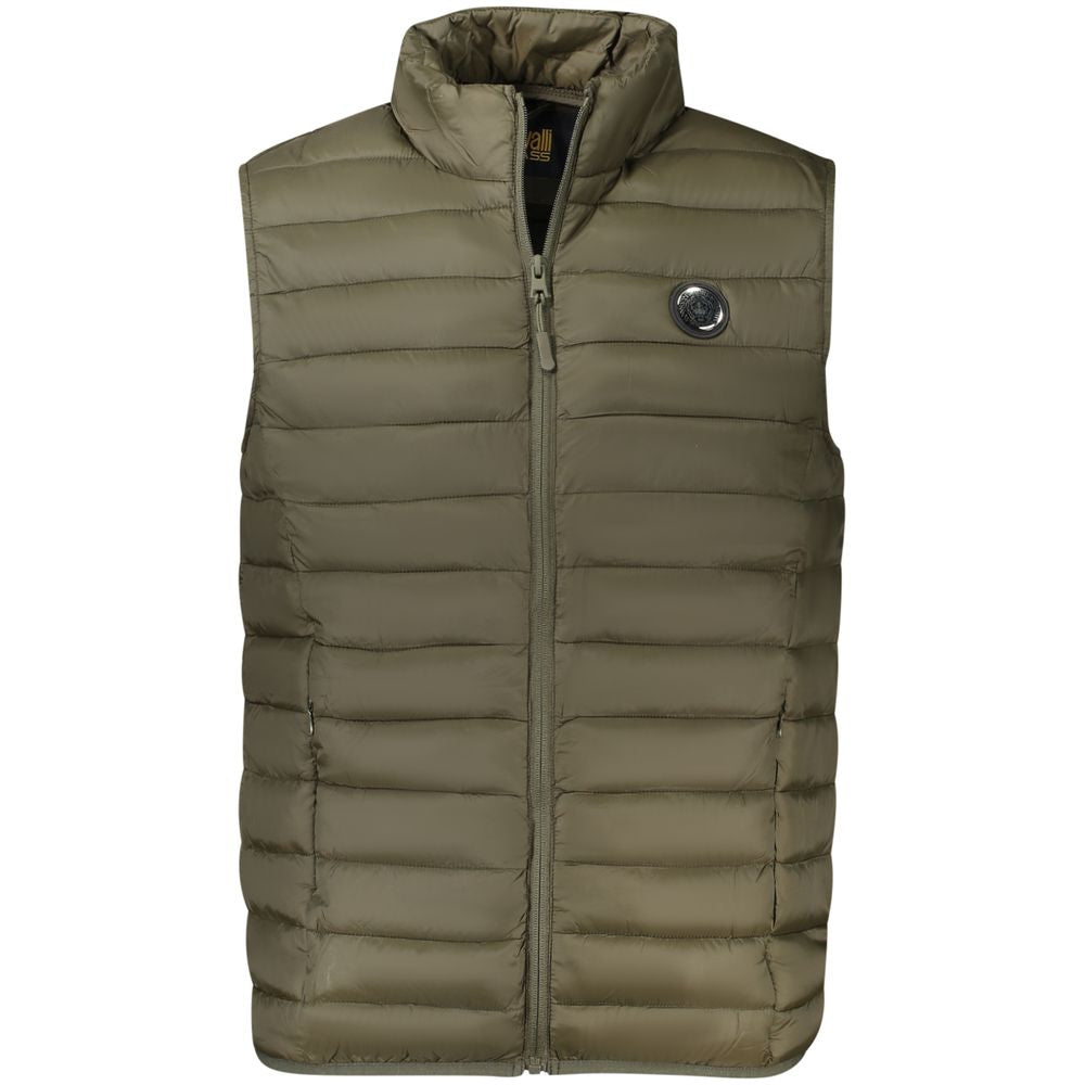 Grüne Polyester-Herrenjacke
