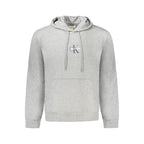 "Grigio Cotton Herren-Sweatshirt mit Kapuze"