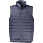 Blu Polyester Men's Jacket