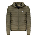 Grüne Polyester Herrenjacke