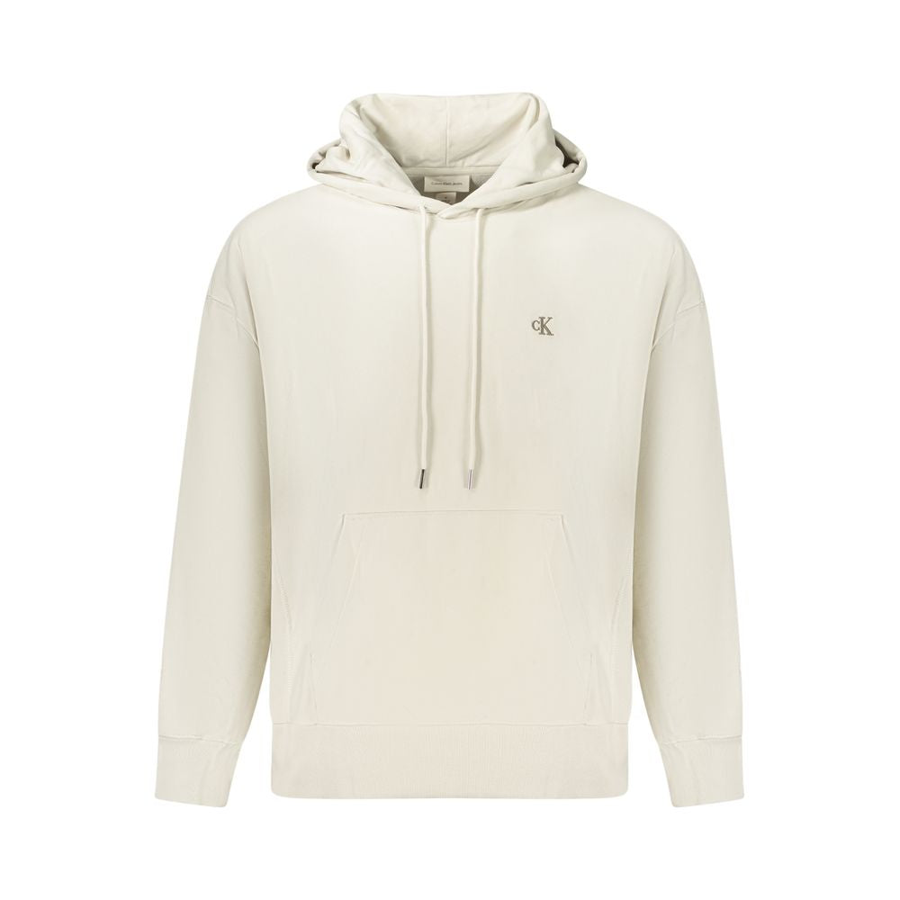 Beiger Kapuzenpullover aus Baumwolle für Herren