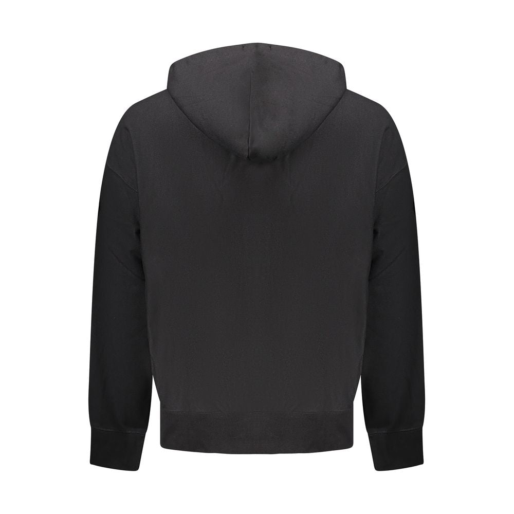 Herren-Sweatshirt aus schwarzer Baumwolle