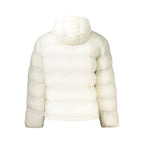 Weiße Polyamid-Herrenjacke