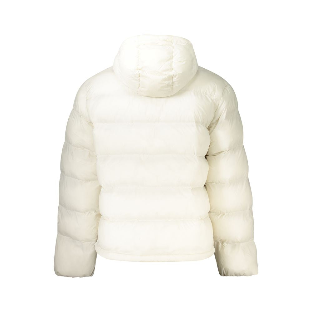 Weiße Polyamid-Herrenjacke