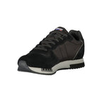 Schwarzer Herren-Sneaker aus Polyurethan