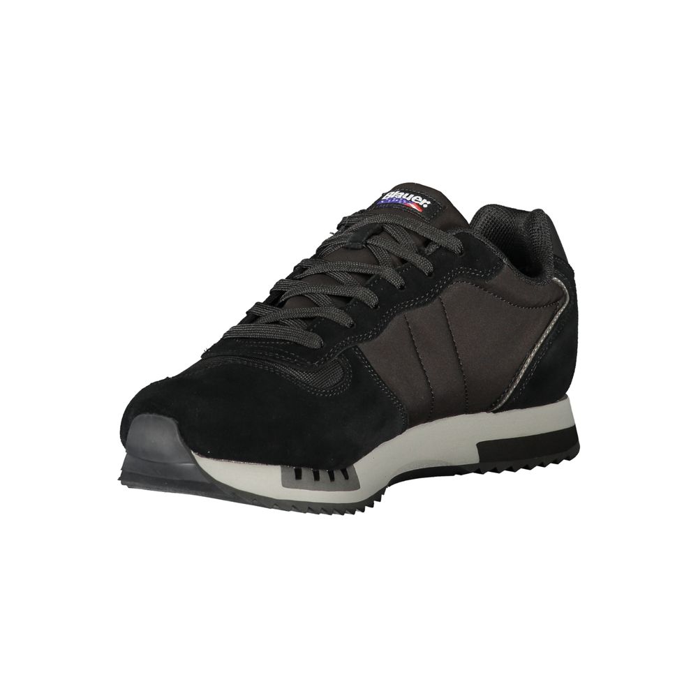 Schwarzer Herren-Sneaker aus Polyurethan
