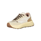 Beige Leather Women's Sneaker
