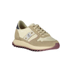 Beige Polyester Women Sneaker