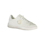 White Polyester Men's Sneaker