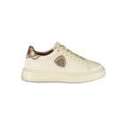 Beige Polyurethane Women's Sneaker