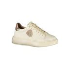Beige Polyurethane Women's Sneaker