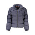Blaue Polyamid-Herrenjacke