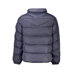 Blaue Polyamid-Herrenjacke