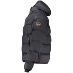 Schwarze Polyamid-Herrenjacke