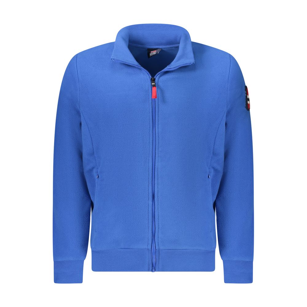 Blaues Polyester-Herren-Sweatshirt